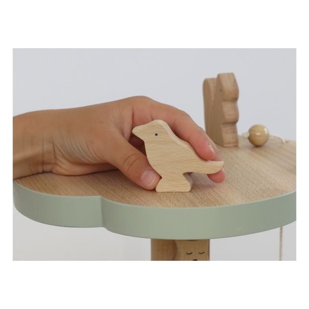 Grand arbre et ses animaux en bois-product