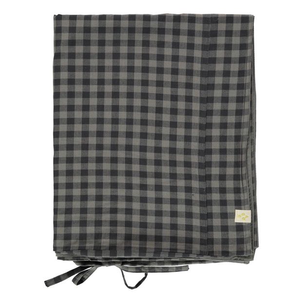 Funda de edredón de cuadros Gingham de algodón-product