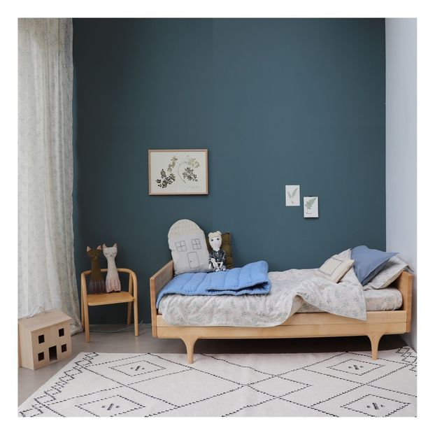 Minako Floral Cotton Fitted Sheet -product