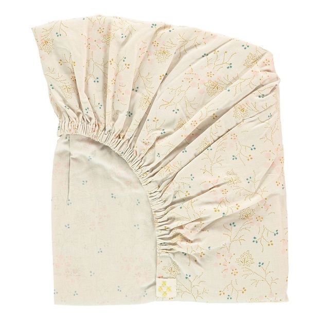Minako Floral Cotton Fitted Sheet-product