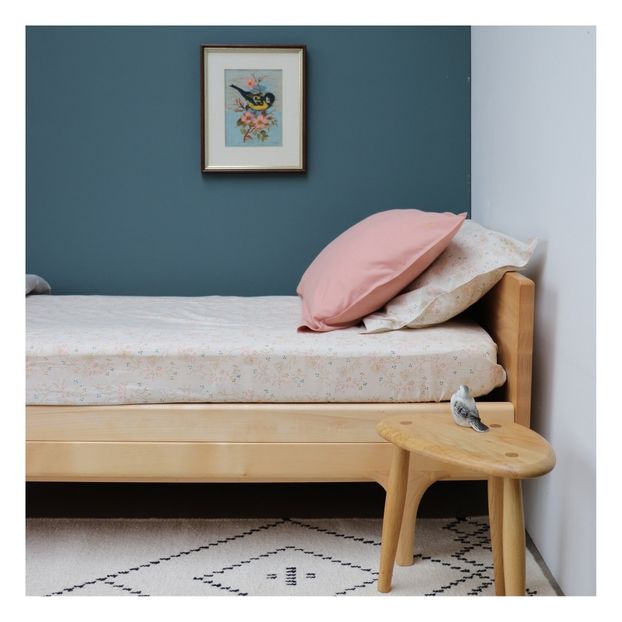 Minako Floral Cotton Fitted Sheet-product