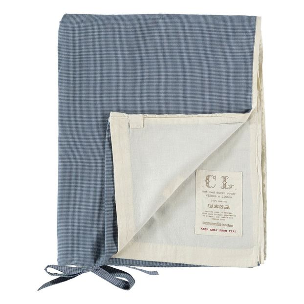 Housse de couette à petits carreaux en coton-product