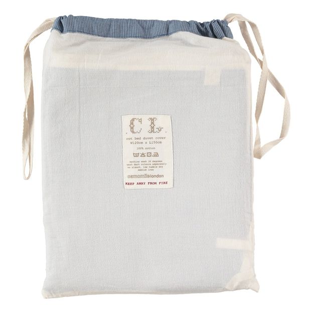 Housse de couette à petits carreaux en coton-product