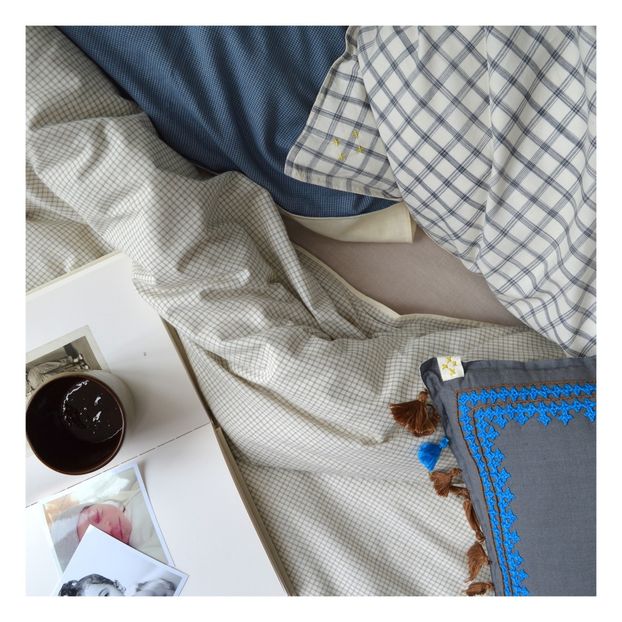 Checkered Cotton Pillowcase -product