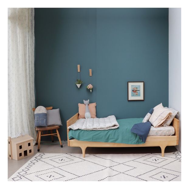 Couverture matelassée brodée main en coton-product
