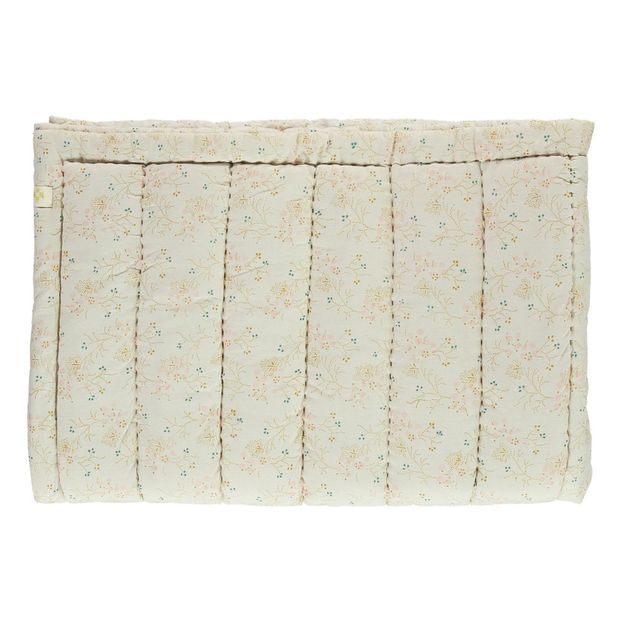 Couverture matelassée brodée main en coton-product