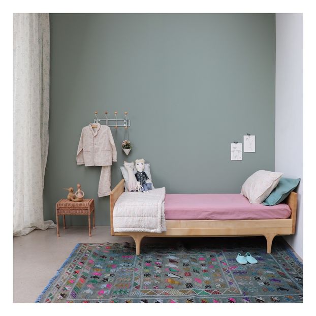 Couverture matelassée brodée main en coton-product