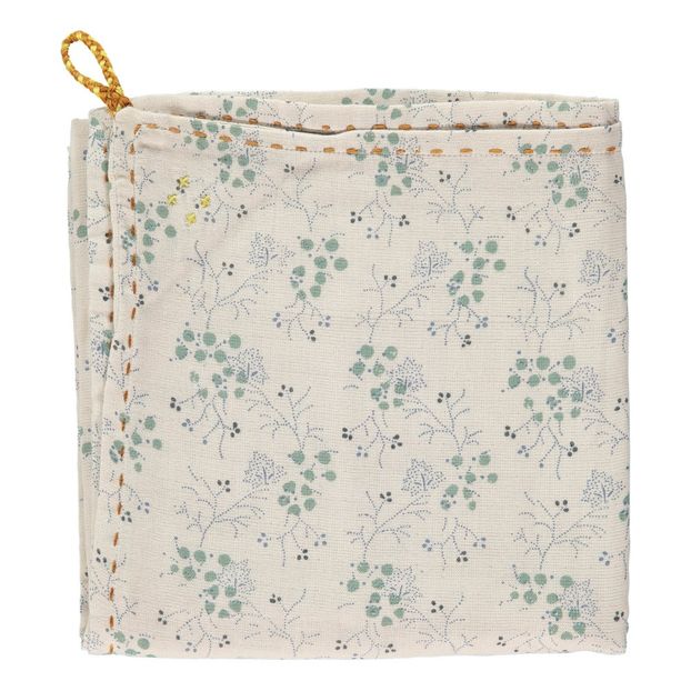 Floral Hand Embroidered Lightweight Blanket/Swaddle -product