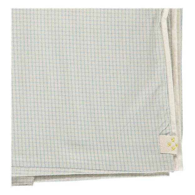 Housse de couette réversible à carreaux en coton-product