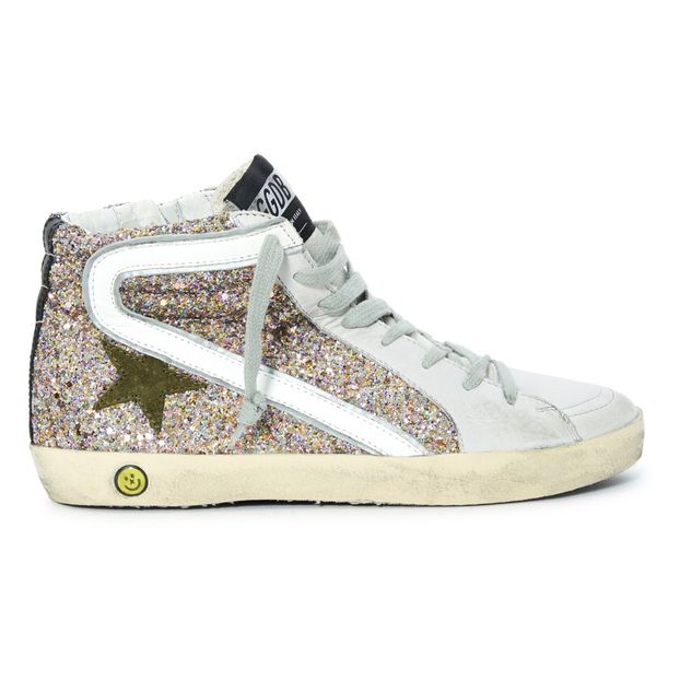 Zapatillas Lentejuelas con Cremallera Cordones Slide-product