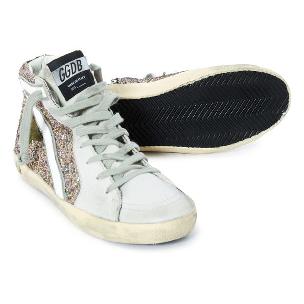 Zapatillas Lentejuelas con Cremallera Cordones Slide-product