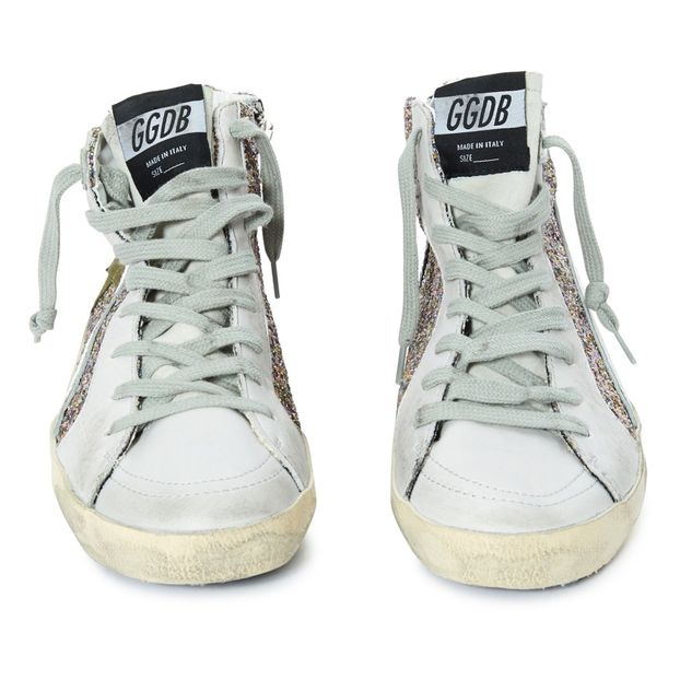 Zapatillas Lentejuelas con Cremallera Cordones Slide-product