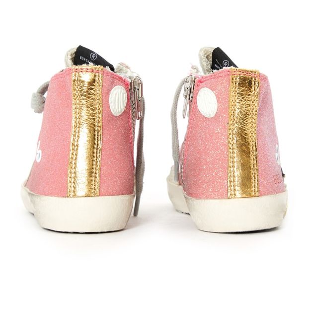 Zapatillas Purpurina con Cremallera Cordones Francy-product