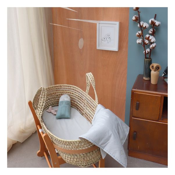 Coussin maison à carreaux en coton 11x26 cm-product