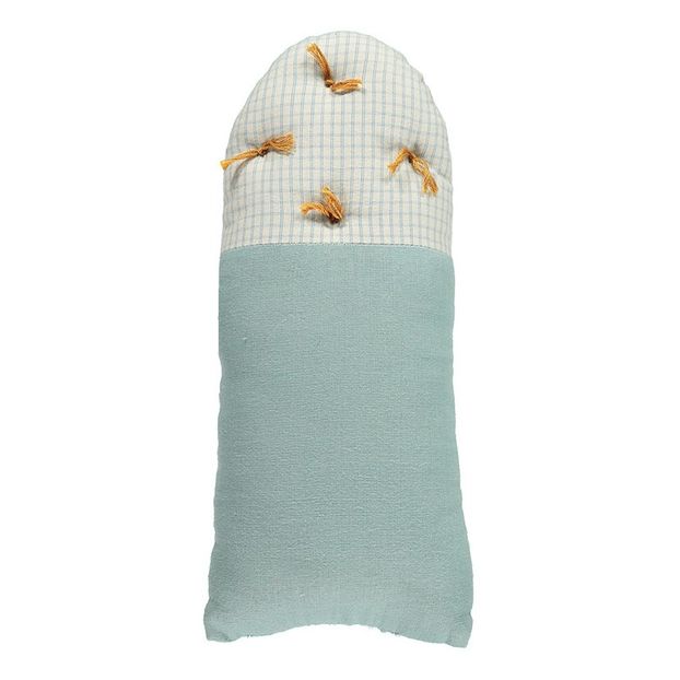Checkered House Cotton Cushion 11x26cm -product