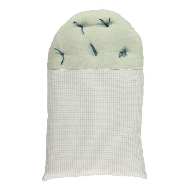 House Checkered Cotton Cushion 24x38cm-product