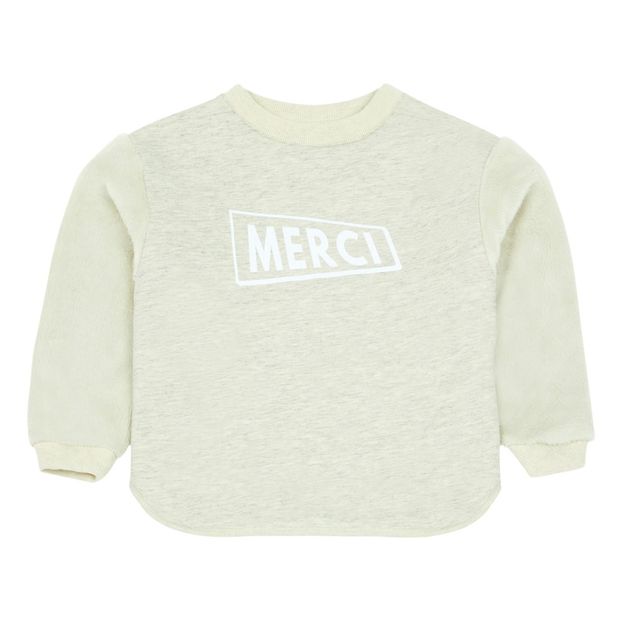 Sweat Façon Fourrure Merci-product