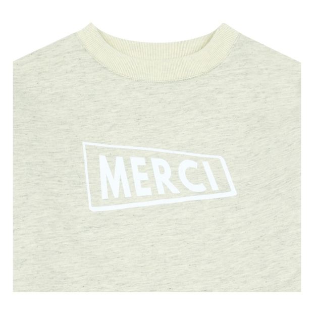Sweat Façon Fourrure Merci-product