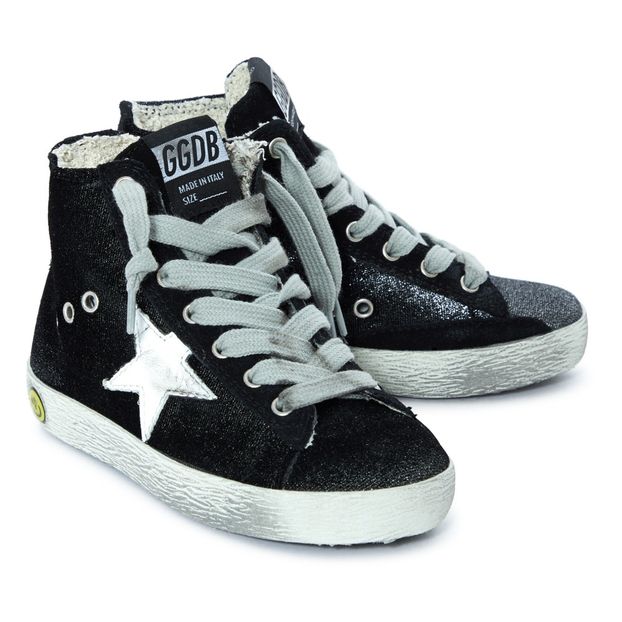 Francy Sequined Leopard Trainers -product
