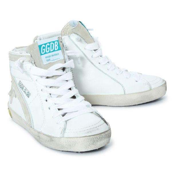Slide Leather Trainers -product