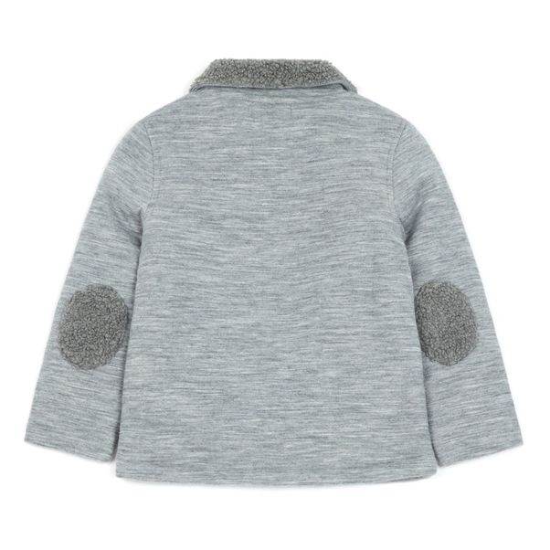 Manteau Molleton Col Façon Fourrure-product