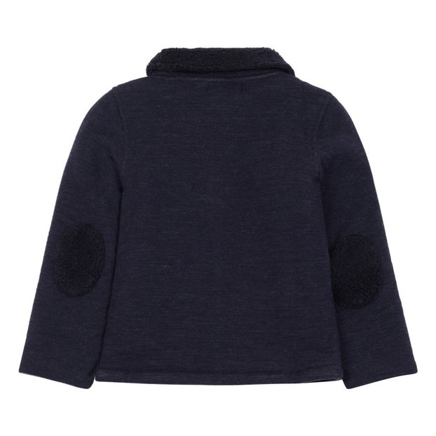 Manteau Molleton Col Façon Fourrure-product