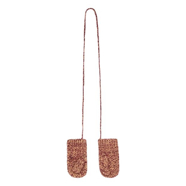 Cashmere and Cotton Flecked Mittens -product