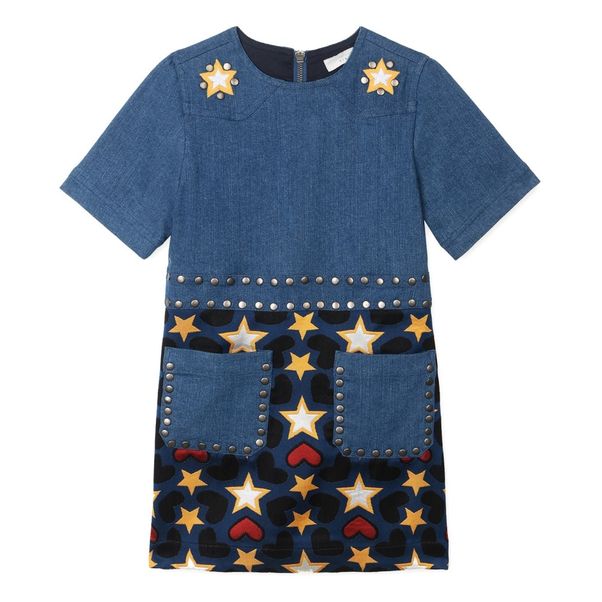 Robe Denim et Jacquard Aurelie-product