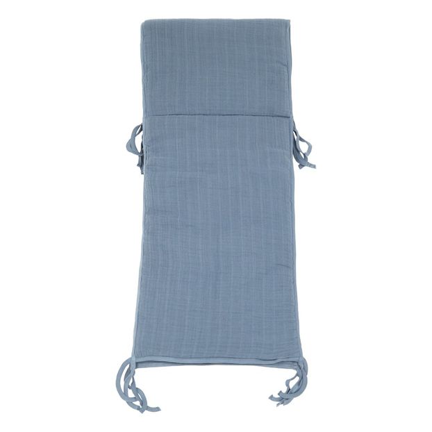 Tour de lit en gaze de coton matelassé -product