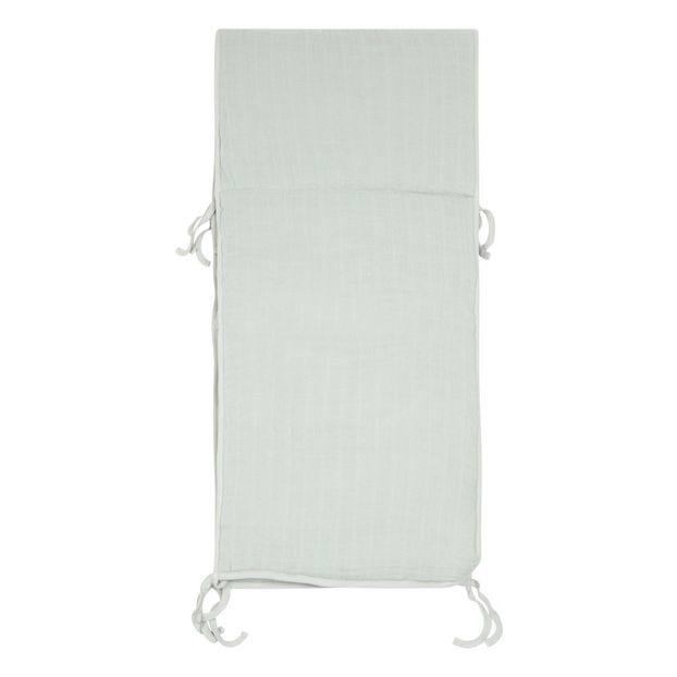 Tour de lit en gaze de coton matelassé -product