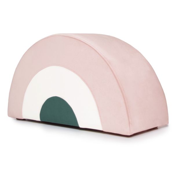 Hocker Regenbogen aus Velours-product