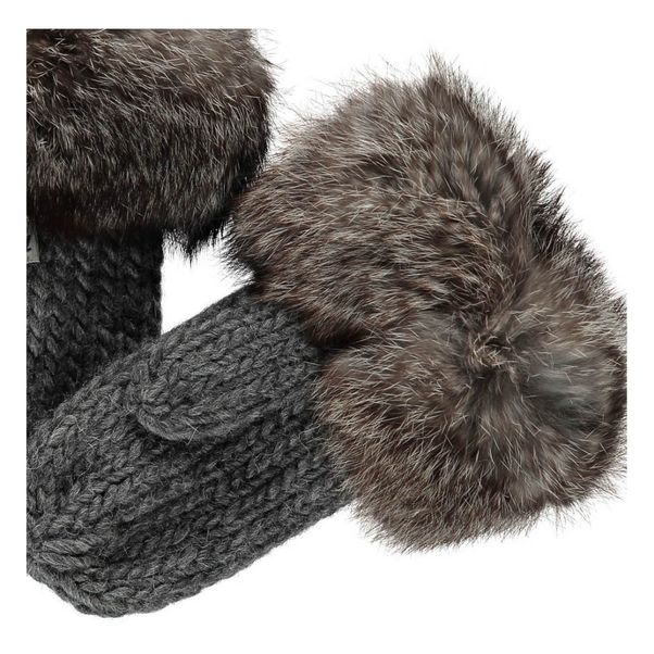 Moufles Laine Fourrure-product