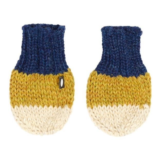 Baby Alpaca Wool Mondrian Mittens -product