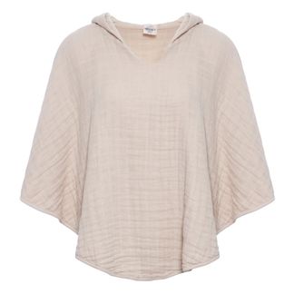 Moumout Poncho enfant en gaze de coton avec capuche-listing