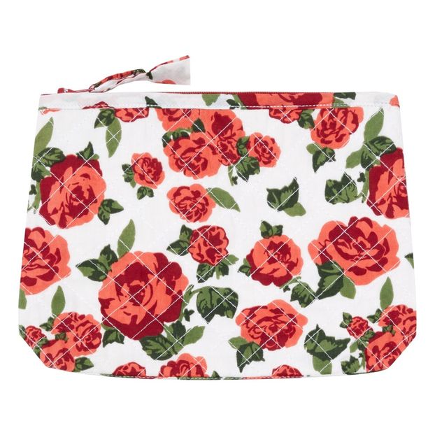 Trousse de toilette en coton imprimé floral Kate-product