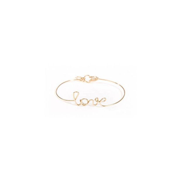 Pulsera Love oro 14 quilates-product