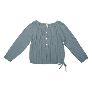 Numero 74 Langarm Bluse Naia Graublau-product
