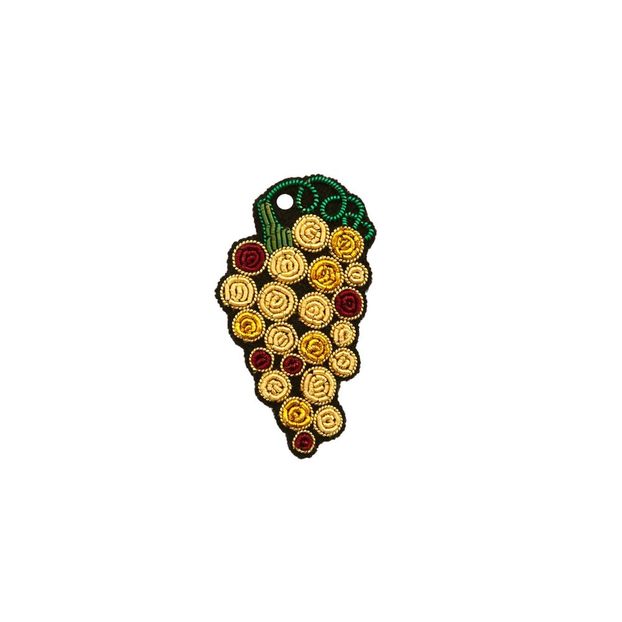 Broche Grappe de Raisin Brodée-product