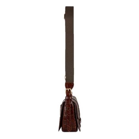 Croco Leather Mini Shoulder Bag -product