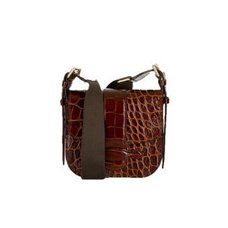 Croco Leather Mini Shoulder Bag -product
