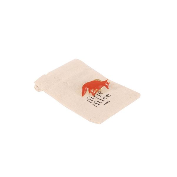 Fergus Fox Gold Brass Pin-product