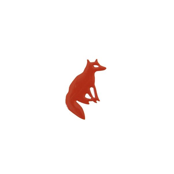 Fergus Fox Gold Brass Pin-product