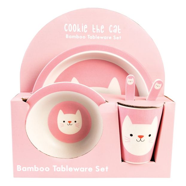 Cookie the Cat Tableware - 5 Pieces -product