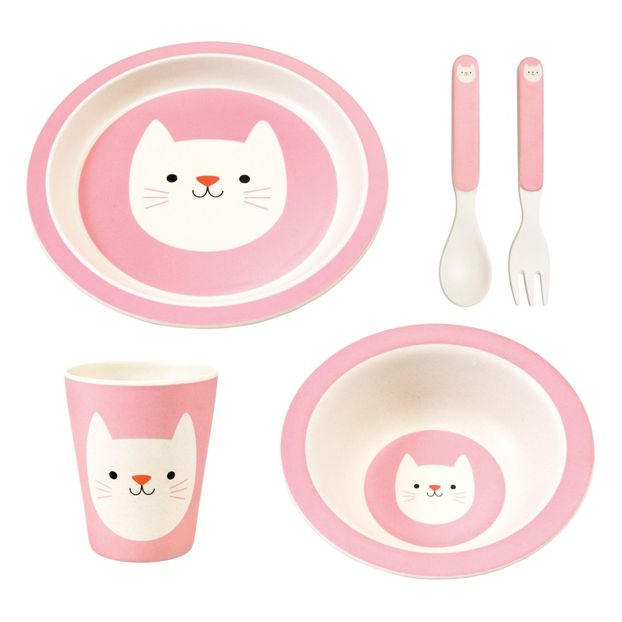Cookie the Cat Tableware - 5 Pieces -product