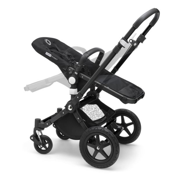 Cameleon3 Complete Convertible Pushchair with Black Frame, Black Seat, Black Bassinet, Black Canopy -product