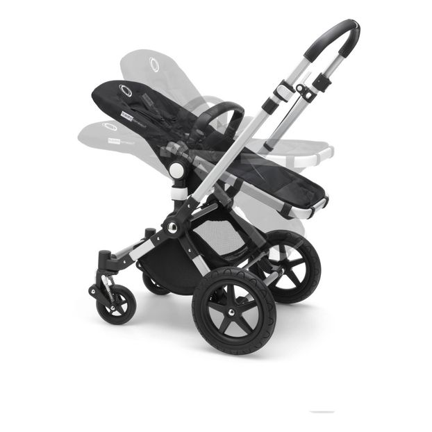 Cameleon3 Complete Convertible Pushchair with Aluminium Frame, Black Seat, Black Bassinet, Black Canopy -product