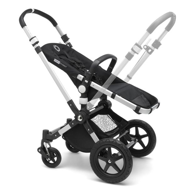 Cameleon3 Complete Convertible Pushchair with Aluminium Frame, Black Seat, Black Bassinet, Black Canopy -product