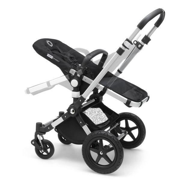Cameleon3 Complete Convertible Pushchair with Aluminium Frame, Black Seat, Black Bassinet, Black Canopy -product