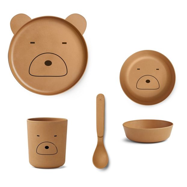 Bear Bamboo Tableware - Set of 5-product