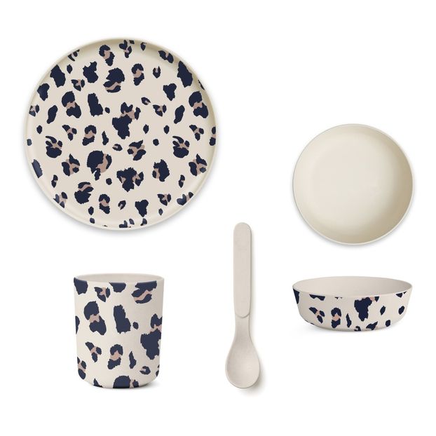 Set vaisselle en bambou Léopard - Set de 4-product